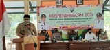 Hari Pertama Kerja, Gus Wabup Beri Pengarahan di Musrenbangcam