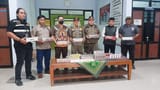 Petugas Gabungan Sita 8.420 Batang Rokok Ilegal di Rembang