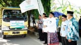 Wabup Hanies Berangkatkan Ribuan Paket Sembako Hasil Pengumpulan Pegawai Kemenag Rembang