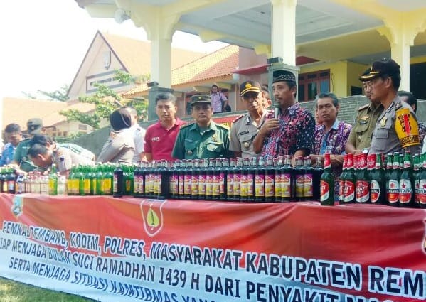 Ratusan Miras Disita, Bupati Hafidz Tak Ingin Ramadhan Ternoda