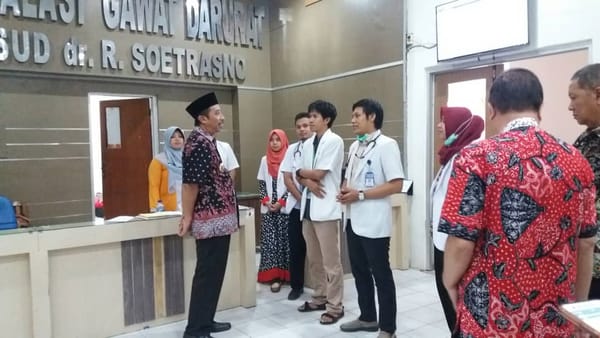 Pertama Masuk Kerja, Rumah Sakit Sampai Dindukcapilpun Ditinjau