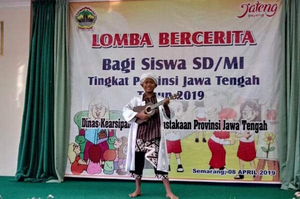 Anak SD Mondoteko Juara Dongeng Tingkat Jateng