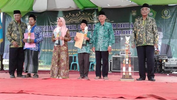 Kafilah Sedan Juara Lomba MTQ Umum Dan MTQ Pelajar