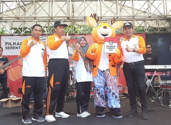 Launching Maskot Pilbup, Ini Pesan Bupati ke KPU