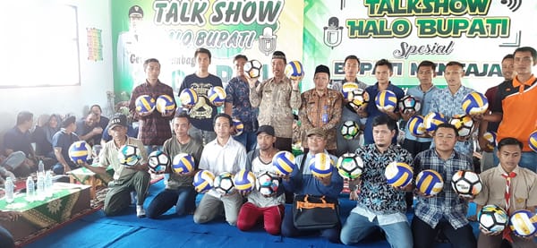 Setelah Gerakan Berbagai 1000 Bola, Siap- siap untuk Liga Antar Desa