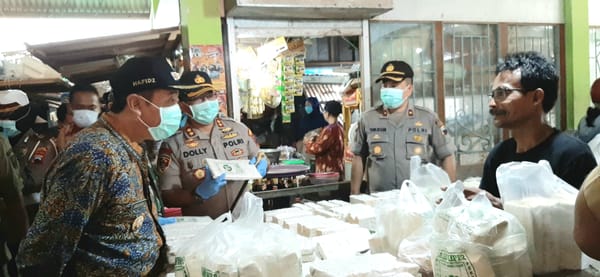 Bupati dan Forkopimda Sidak Pasar Cek Harga Sembako