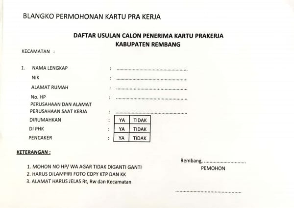Tahap Pendataan Kartu Prakerja, Warga Yang Masuk Kriteria Bisa Mendaftar