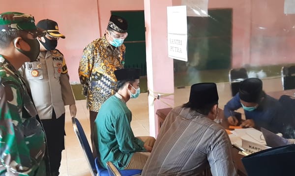 Santri Luar Kota Mulai Kembali, Forkopimda Tinjau Kesiapan Ponpes