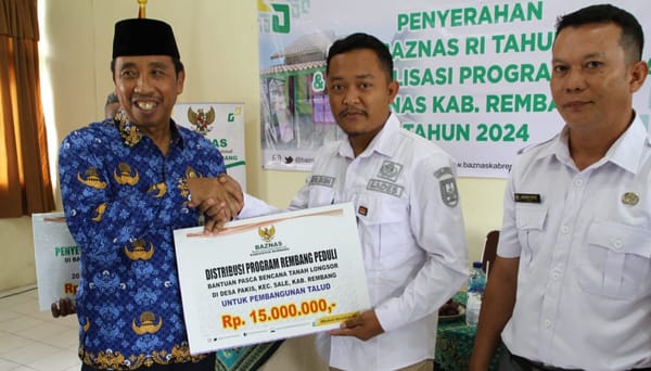 Bedah 20 RTLH, Bupati: Terimakasih Baznas Ikut Bantu Program Pemkab