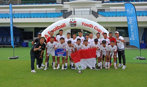 Bintang FC Juara 3 CCFA International Football Turnamen di Thailand