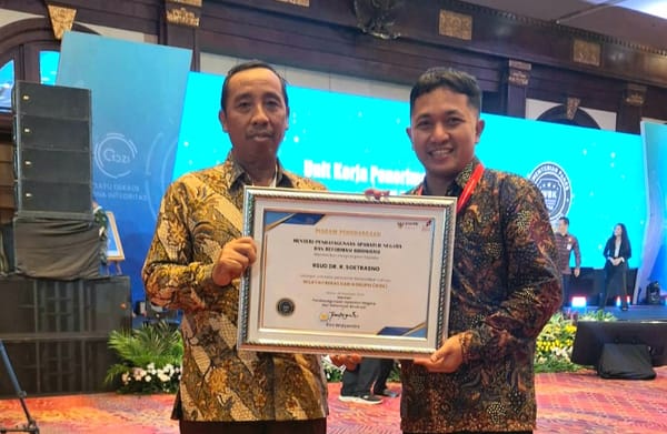 RSUD dr. R. Soetrasno Raih Penghargaan Wilayah Bebas Korupsi