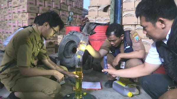 Pemkab dan Polres Rembang Sidak MinyaKita, Temukan Produk Kurang 50 ml