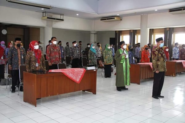 Puluhan Kepala Sekolah Dilantik, Bupati Hafidz: Ini Energi Baru