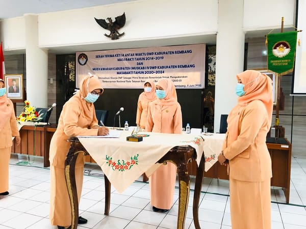 Ibu Rudy Achmad Mualif Resmi Jabat Ketua DWP Kabupaten Rembang