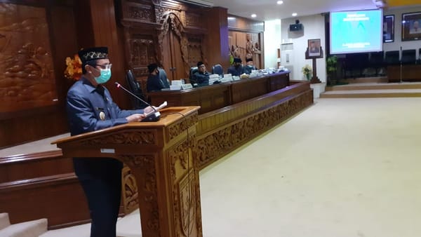 Bupati Rembang Sampaikan Raperda Pertanggungjawaban APBD 2019