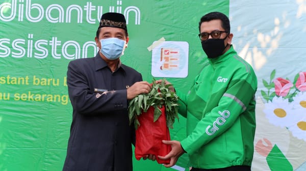Grab Berikan Layanan Belanja Online di Pasar Tradisional Rembang