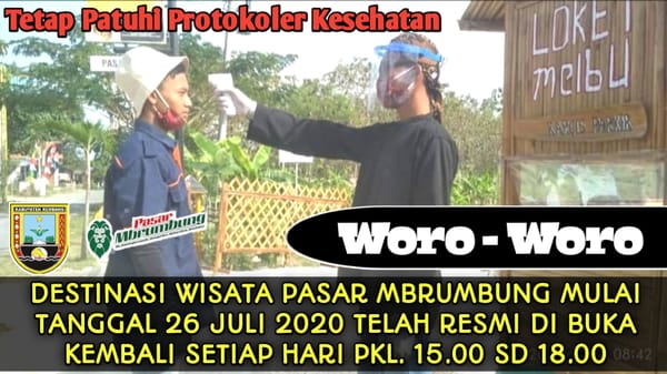 Diawali Ngobrol Bareng Bupati dan IRB, Pasar Mbumbung Dibuka