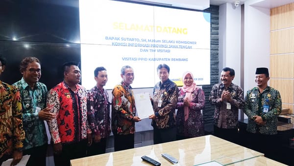 Komisi Informasi Jateng Umumkan Pemkab Rembang Lolos ke Tahap Uji Publik