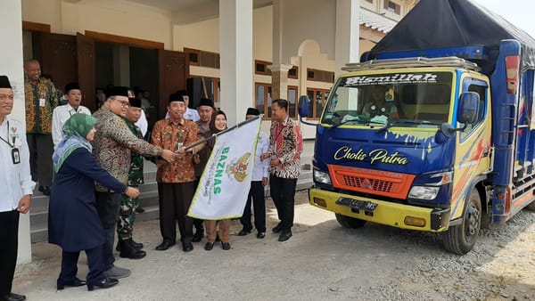 Bupati Hafidz Berangkatkan Penyaluran Zakat, Infak dan Sodakoh Untuk 3.100 Mustahik