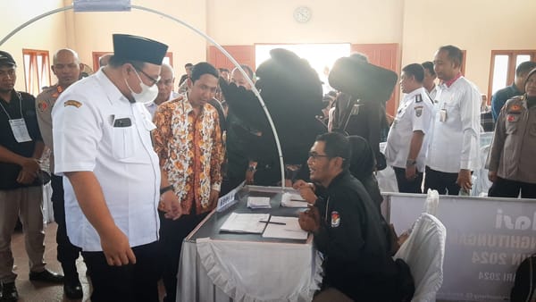 Ikuti Simulasi, Wabup Hanies Minta Penyelenggara Pemilu Jaga Kesehatan