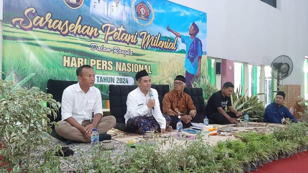 Dorong Minat Bertani, PWI dan Pemkab Rembang Gelar Sarasehan Petani Milenial
