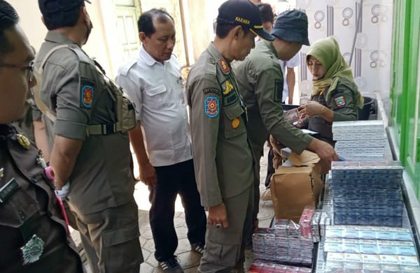 Satpol PP Rembang Sita 20 Ribu Lebih Batang Rokok Ilegal