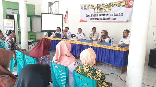 Dasun Menuju Desa Anti Korupsi dengan Politik "Naleni Weteng"
