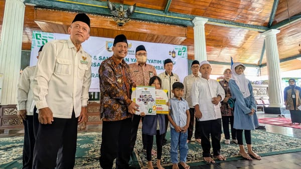 BAZNAS Rembang Salurkan Santunan, Hadirkan Senyum untuk 400 Anak Yatim