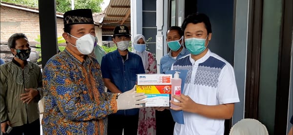Setibanya di Rumah, Pasien Positif Covid-19 yang Sudah Sembuh, Langsung Dikunjungi Bupati