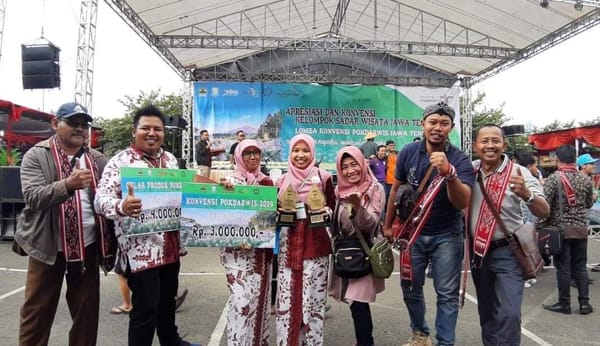 Pokdarwis Pantai Pasir Putih Berjaya di Jawa Tengah