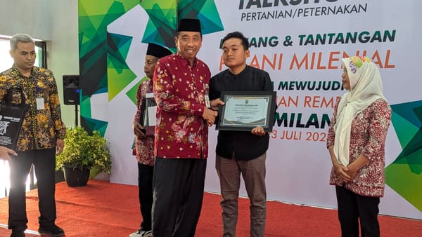 Pemkab Dorong Petani Milenial Manfaatkan Teknologi Hadapi Perubahan Iklim