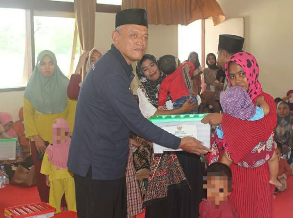 Baznas Rembang Salurkan 42 Paket PMT untuk Balita Stunting di 14 Kecamatan